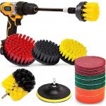 15pcs Power Drill Brush With Polishing Attachment 820g Home Cleaning for sale