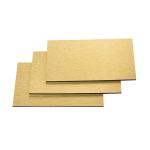 Silver 1220mm Brushed Aluminum Composite Panel Scratch Resistant