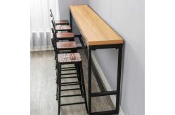 China Thickness 16mm Bar Table Stool Set Melamine Board Bar Height Dining Set supplier