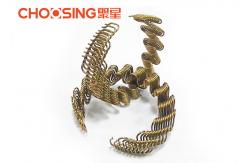 China Round 3.8mm Upholstery Zig Zag Springs OEM Accepted High Tension Snake Springs supplier