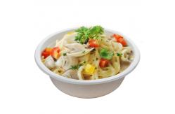 China Pulp Compostable Salad Bowl 350ml 400ml 460ml 500ml 680ml supplier