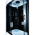 Customizable Shower Room With Matt Black Profile And Tempered Glass For Luxurious