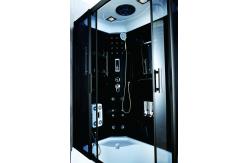 China Customizable Shower Room With Matt Black Profile And Tempered Glass For Luxurious supplier