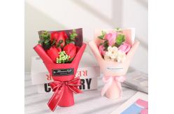China Creative Gift Simulation Rose Bundle Soap Flower supplier