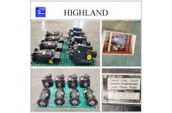 China High Displacement Hydraulic Concrete Mixer Piston Pumps Highland supplier