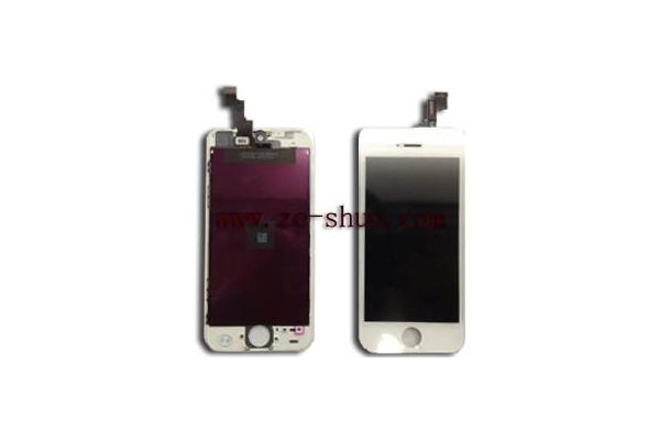 White Cell Phone LCD Screen Replacement For Iphone 5s , Touch Led Screen