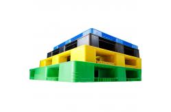 China PMMA TPU Rackable Plastic Pallets Molded Plastic Pallets Black supplier