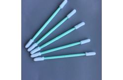 China E Cigarette Cleanroom Foam Swabs Double Side Polypropylene Handle Material supplier