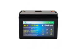 China 2000 Plus Cycle Portable LifePO4 Battery 24V 100Ah Practical Multiscene supplier