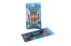 China Custom Printed Resealable Cigar Wraps Smoking Cigar Bag with Zipper supplier