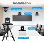 Tongveo 1080P CMOS USB HD IP Conference Camera NTSC PAL 48dB SNR Ratio