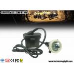 4000 Lux / 6.6ah Waterproof Safety Led Cap Lamp With Li - Ion Battery , Long Work Time for sale