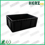 Dust Proof Non Toxic ESD Tote Boxes , ESD Plastic Bins For Electronic Workshop for sale