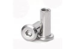 China Stainless Steel Docking Rivet Album Docking Screw Rivet Male And Female supplier