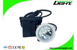 China Cree LED Coal Miners Headlamp IP67 Waterproof 6600mAh Rechargeable Li Ion Battery supplier