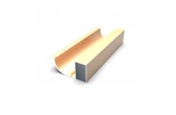 China High Glossy Shower Room Golden T3 Polished Aluminium Profile supplier