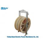 Conductor Line Transmission Line Stringing Tools Three Wheel Nylon Conductor Pulleys for sale