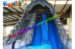 China Kids Inflatable Inflatable Corkscrew Water Slide Yellow For Business supplier