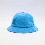 Blue Unisex Fisherman Bucket Hat men Women Cotton Cap for sale