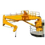 100t 10m Heavy Duty Hydraulic Knuckle Boom Crane for sale