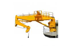 China 100t 10m Heavy Duty Hydraulic Knuckle Boom Crane supplier