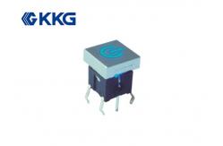 China Sealed Illuminated Tact Switch Toggle Light 250V AC 100000 Cycles supplier