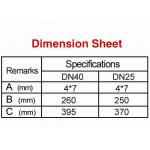 Chrome Pool Fountain Accessories 1.5 DN40 Rotating Nozzle