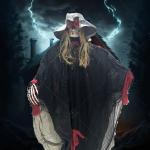 Customzied Halloween Decoration Props Electric Scary Witch Prop for sale