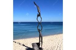China Commissioned Bronze Sculpture Hearts In Paradise Customized Size supplier