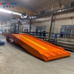 10m Orange Folding Ramp 10000kg Steel 2.2m Width Adjustable 480mm