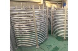 China Customized Titanium Helical Coil Tube For Heat Exchanger ASTM B338 supplier