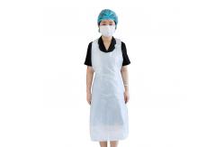 China Customized Disposable Plastic Aprons Waterproof Kitchen Apron PE Apron supplier