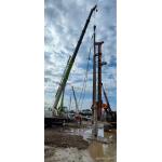 BVEM 29Nm eccentric moment  hydraulic vibroflot drilling rig equipped sharing hydraulic power system