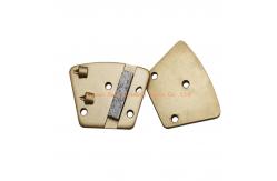 China Trapezoid Bolt Diamond Grinding Tools With Wear Bar Soft / Medium / Hard Bond supplier