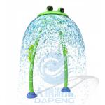 Kids Water Splash Pad SS 304 Frog Waterfall Fountain For Swimming Pools for sale