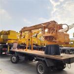 Straight Telescopic Boom Mobile Harbour Crane Hydraulic Marine Boat Ship Crane for sale