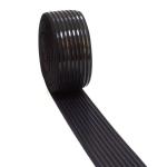 Black Nylon Cycling Silicone Gripper Elastic For Garment for sale