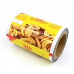 Factory Of Plastic Print Film Roll Used For Snacks/Potato Chips/Nuts Packaging, Laminated Small Bag Snack Packaging Film Roll for sale