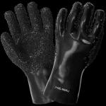 Double Dipped PVC Work Gloves , Oil Resistant Gloves For Petrochemical for sale