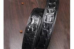 China Dongguan factory supply origin new alligator belt crocodile leather men's belts supplier