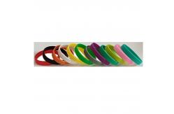 China Customized Silicone Wristbands For Advertising Personalized Silicone Bracelet Promoting Business Event Wristband supplier