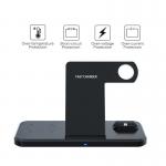 Dual 15W Custom Wireless Charger 4 In 1 Compatible Multiple Devices for sale
