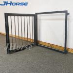 Steel Prefab Bamboo Infill Horse Stall Horse Barn Door Hinged Windows Customized for sale