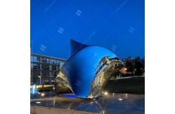 China 4 Meters High Mirror Polished Stainless Steel Polishing Sculpture A Pulsing Heart supplier