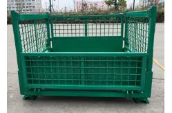 China Stackable Wire Mesh Pallet Cage Stillage Containers OEM supplier