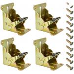 Triangle Bracket Folding Leg Hinge with Lock Extension Support and Screws Included for sale