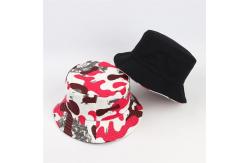 China Retro Camouflage Basin Hat Fisherman Bucket cap Double Sided Wear Foldable supplier