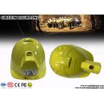 Lithium Ion Safety Mining Led Lights , 1W LED Coal Miner Hard Hat Light  for sale