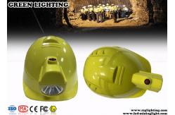 China Lithium Ion Safety Mining Led Lights , 1W LED Coal Miner Hard Hat Light  supplier