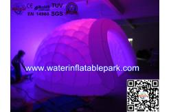 China Lighting Inflatable Luna Tent For Party , Light Dome Tent Inflatable Igloo supplier